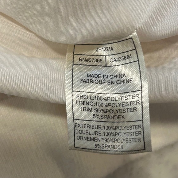 JACK by BB DAKOTA Womens  Bomber Jacket‎ Large Cream Floral Embroidered Feminine - Picture 4 of 9